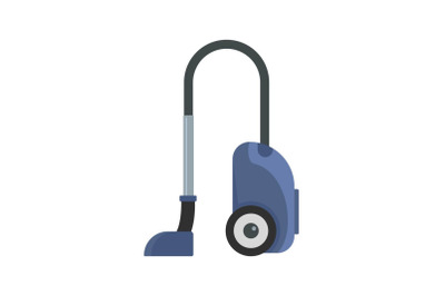 House vacuum cleaner icon, flat style