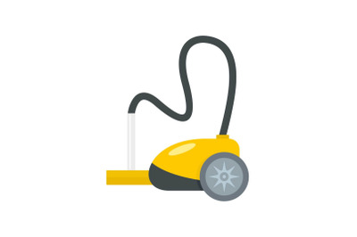 German vacuum cleaner icon, flat style