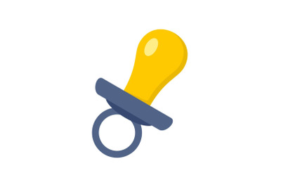Nipple icon, flat style