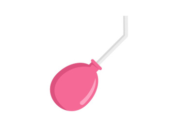 Abortion tool icon, flat style
