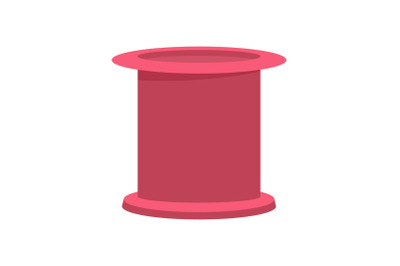 Female condom icon, flat style