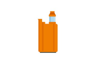 Vape box icon, flat style