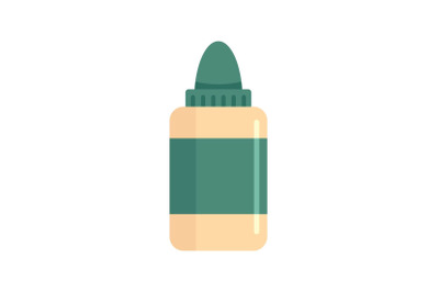Vaping liquid icon, flat style