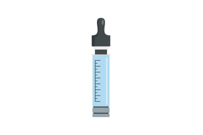 Vape dose icon, flat style