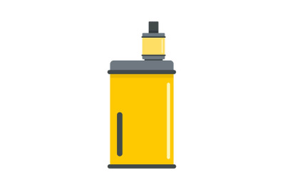 Vape mod icon, flat style