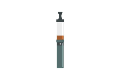 Modern vape pen icon, flat style