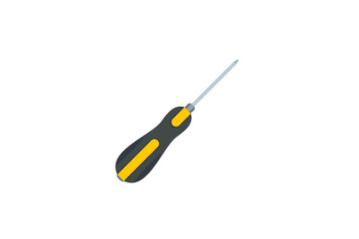 Screwdriver icon, flat style
