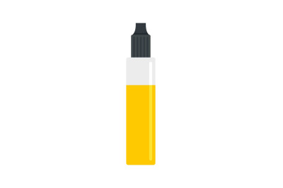 Nicotine liquid icon, flat style