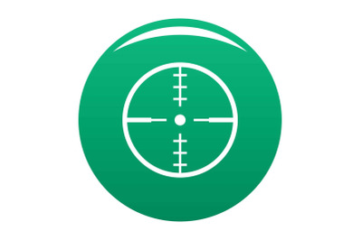 Thing radar icon vector green
