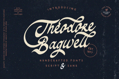 Theodore Bagwell - Font Duo ( Extras)