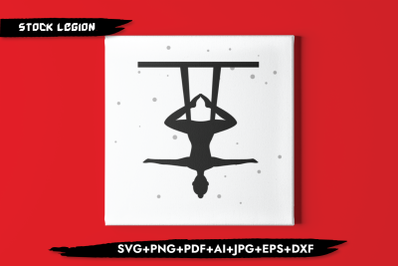 Upside Down Pose SVG