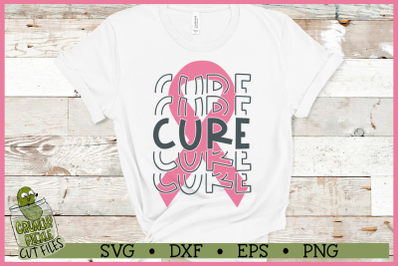 Breast Cancer Ribbon Cure SVG File