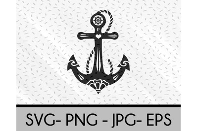 Detailed Anchor svg