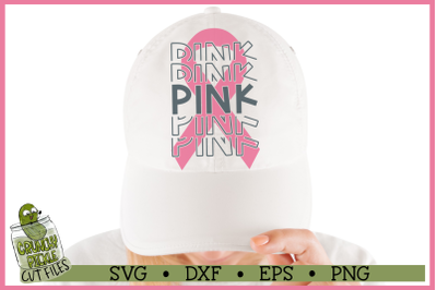 Breast Cancer Ribbon Pink SVG File