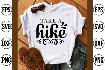 take a hike svg cut file