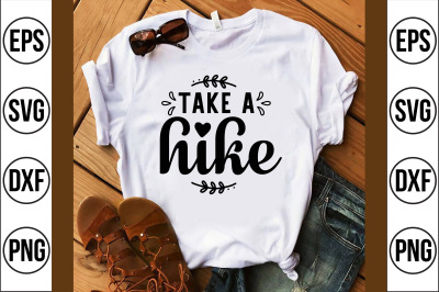 take a hike svg cut file