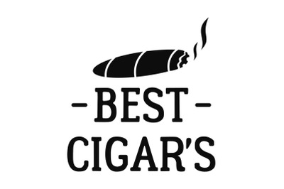 Best cigar logo, simple style