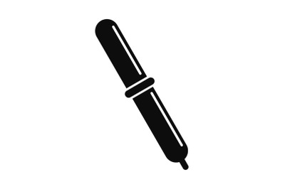 Pipette icon, simple style