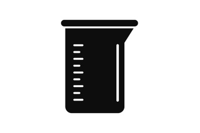 Measurement pot icon, simple style