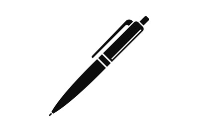 Pen icon, simple style