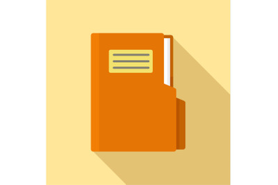 Folder icon, flat style