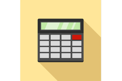 Calculator icon, flat style