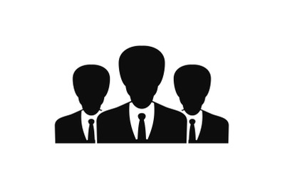 Political group icon, simple style