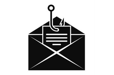 Phishing personal mail icon, simple style