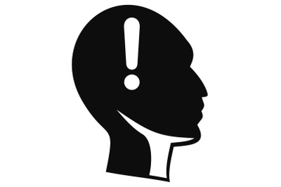 Innovation thinking icon, simple style