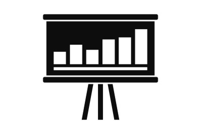Business strategy icon, simple style
