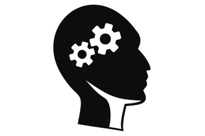 Solving problem icon, simple style