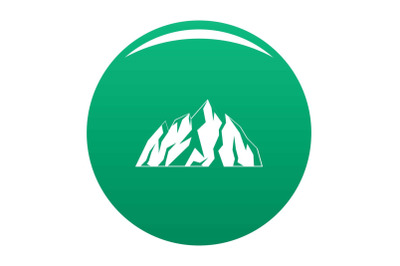 Book icon vector green