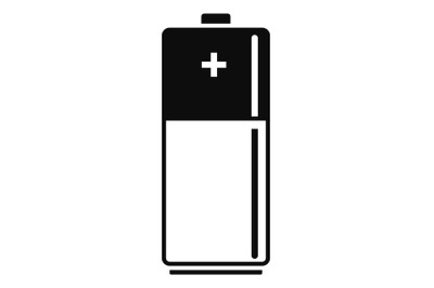 Battery icon, simple style