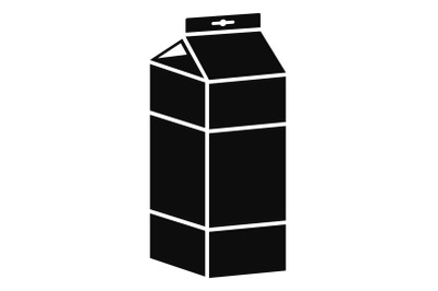 Juice pack icon, simple style