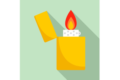 Lighter icon, flat style