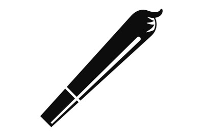 Marijuana cigar icon, simple style