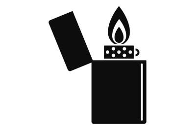 Lighter icon, simple style