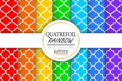 Quatrefoil Rainbow - S0907