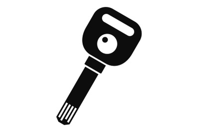 Usb digital lock key icon, simple style