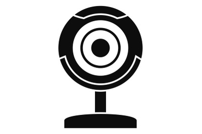 Web camera icon, simple style