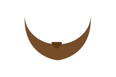 Man beard icon, cartoon style
