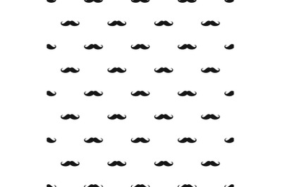 Italy mustache pattern seamless vector