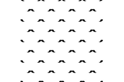 Norway mustache pattern seamless vector