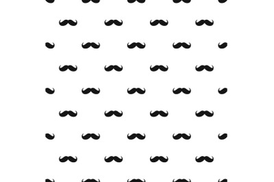 Germany mustache pattern seamless vector