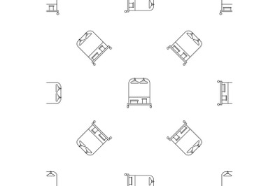 Hanger clothes pattern seamless vector