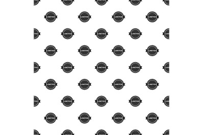 Limited pattern seamless vector