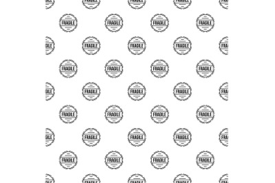 Fragile pattern seamless vector