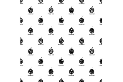 Passion fruit pattern seamless vector