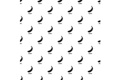 Banana pattern seamless vector