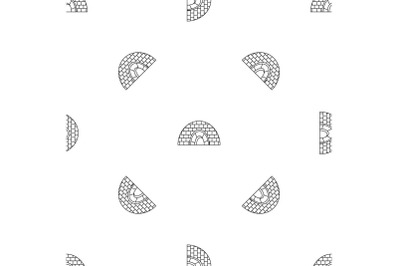 Icehouse pattern seamless vector